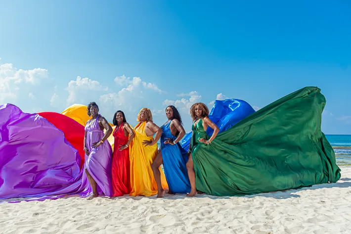 flying dress playa del carmen